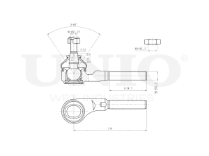 Left tie rod end photo