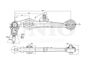 Front lower transverse suspension arm photo
