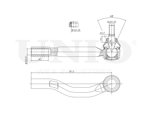Right tie rod end photo