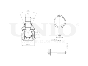 Front lower ball joint photo
