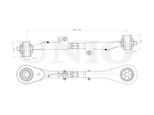 Rear transverse suspension arm photo