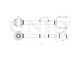 Rear upper right transverse suspension arm photo
