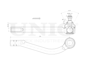 Left tie rod end photo