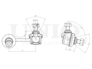 Front right stabilizer link photo