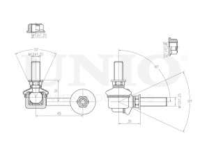 Front right stabilizer link photo