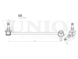 Front left stabilizer link photo