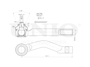 Right tie rod end photo