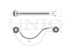 Rear upper transverse suspension arm photo