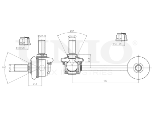 Front left stabilizer link photo
