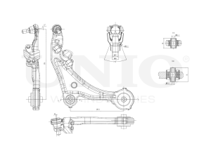 Front lower right transverse suspension arm photo