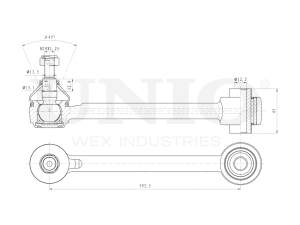 Rear lower transverse suspension arm photo