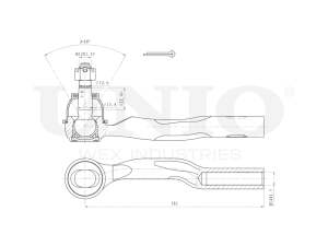 Left tie rod end photo