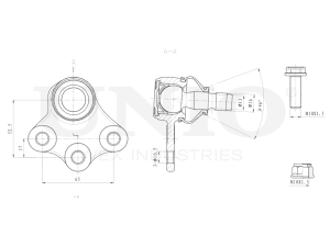 Front lower right ball joint photo