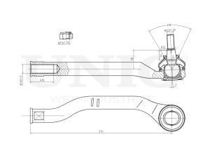 Right tie rod end photo