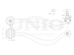 Front lower right transverse suspension arm photo