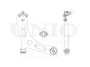 Front right transverse suspension arm photo