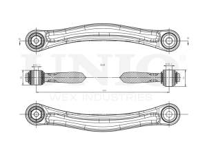 Rear upper right transverse suspension arm photo