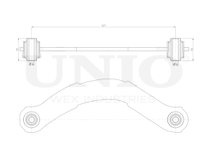 Rear upper transverse suspension arm photo