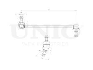 Front left stabilizer link photo