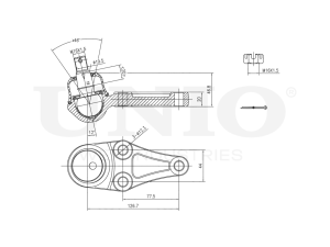 Front lower ball joint photo