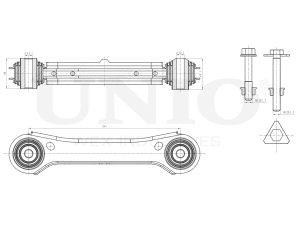 Rear upper left transverse suspension arm photo