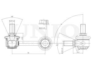 Front left stabilizer link photo