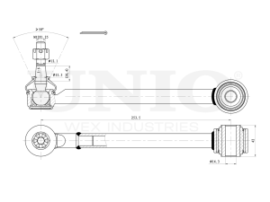 Rear transverse control arm photo