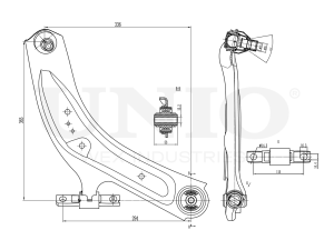 Front lower right transverse control arm photo