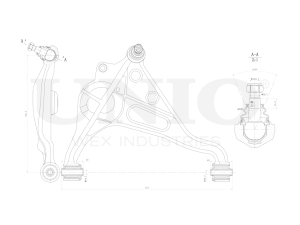 Front lower right transverse suspension arm photo
