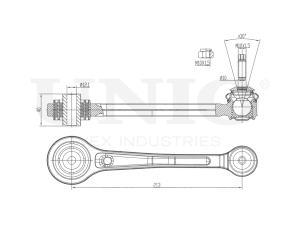 Rear upper transverse suspension arm photo