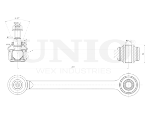 Rear transverse suspension arm photo