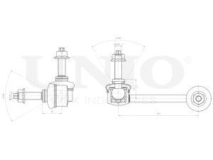 Front left stabilizer link photo