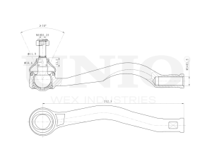 Left tie rod end photo
