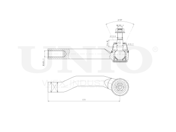 picture of Right tie rod end from UNIO