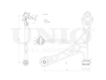 picture of Front right suspension arm from UNIO
