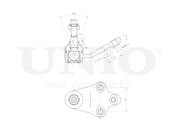 picture of Front lower ball joint from UNIO