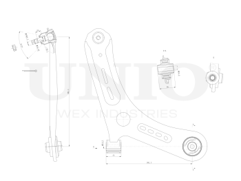 picture of Front lower right suspension arm from UNIO