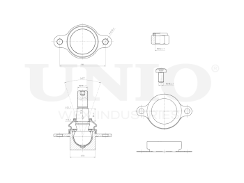 картинка Опора шаровая передняя нижняя от UNIO