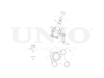 картинка Опора шаровая передняя нижняя правая от UNIO
