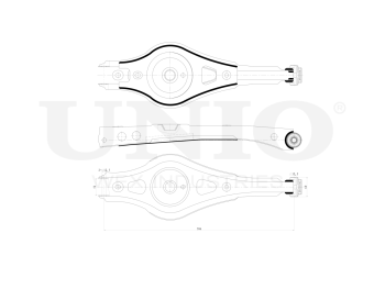 picture of Rear lower suspension arm from UNIO