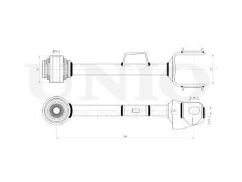 picture of Rear upper right transverse suspension arm from UNIO