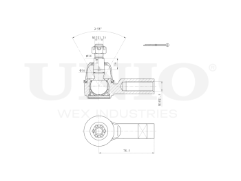 картинка Наконечник рулевой от UNIO