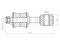 Front stabilizer link thumb