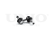 Front stabilizer link thumb