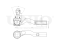 Left tie rod end thumb