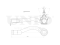 Right tie rod end thumb