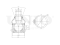 Front lower ball joint thumb