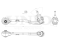 Front lower left transverse suspension arm thumb