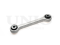 Front stabilizer link thumb