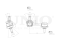Front left stabilizer link thumb